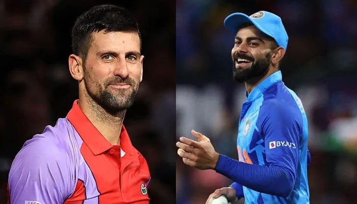 World tennis star Novak Djokovic is a fan of Indian cricketer Virat Kohli