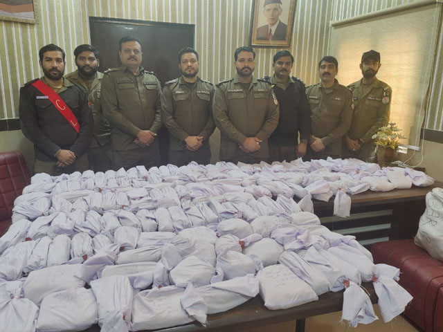 Smuggling Attempt Failed;  217 kg hashish and 40 kg opium were recovered from the hidden compartments of the vehicle