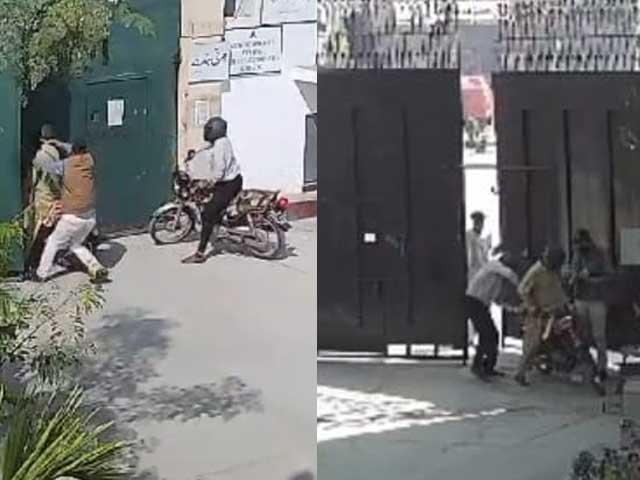 The boldness of robbers in Korangi broke into the factory in broad daylight and stole millions of rupees