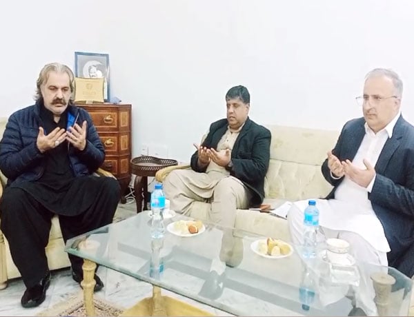 Chief Minister-designate KP Ali Amin Gandapur's consultation with a senior lawyer regarding cases