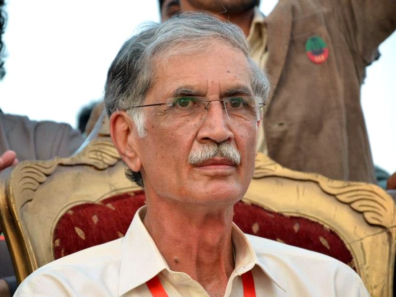 Pervez Khattak resigned from membership and chairmanship of PTI parliamentarians