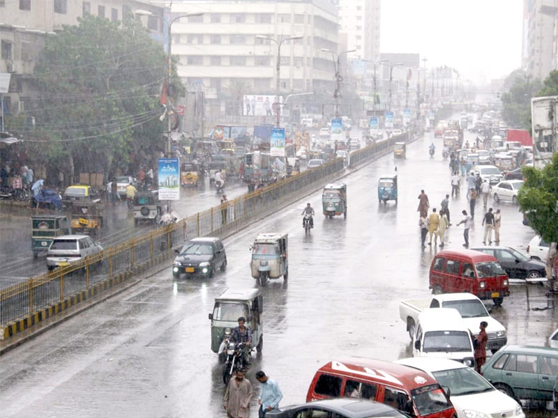 Chance of light rain in coastal areas of Sindh including Karachi