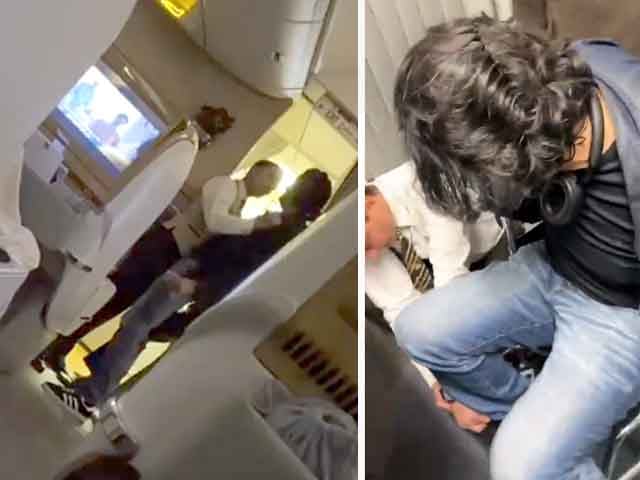 A drunken passenger punched a crew member on a flight from Dubai