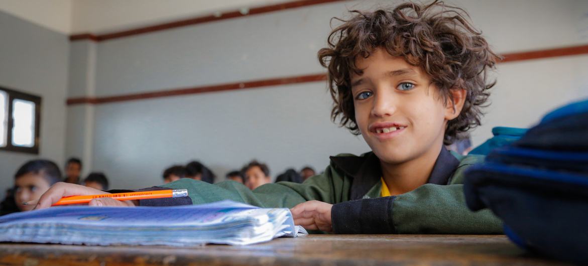 The Universal Declaration of Human Rights says everyone has a right to education.