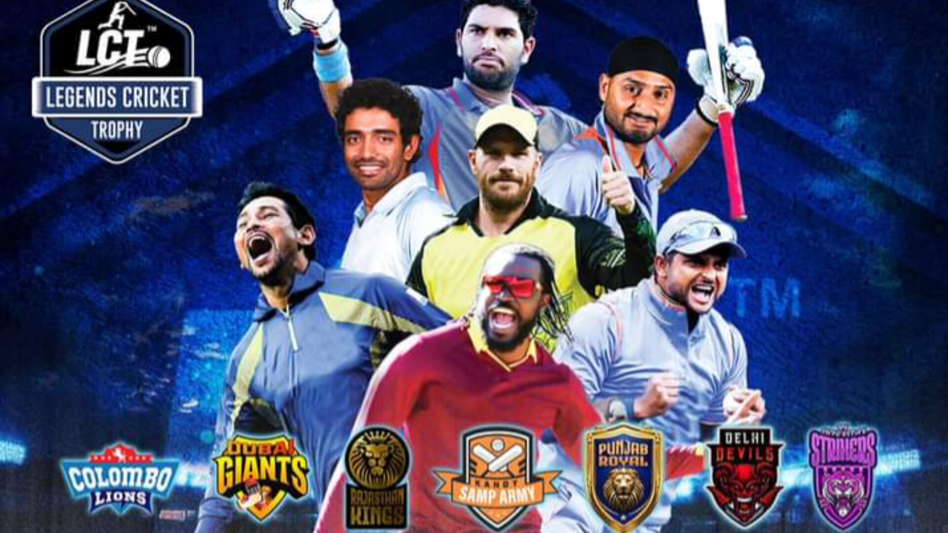 Harbhajan and Yuvraj joined Legends Cricket Trophy