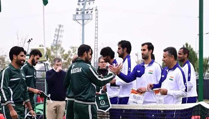 India won the Davis Cup tie against Pakistan