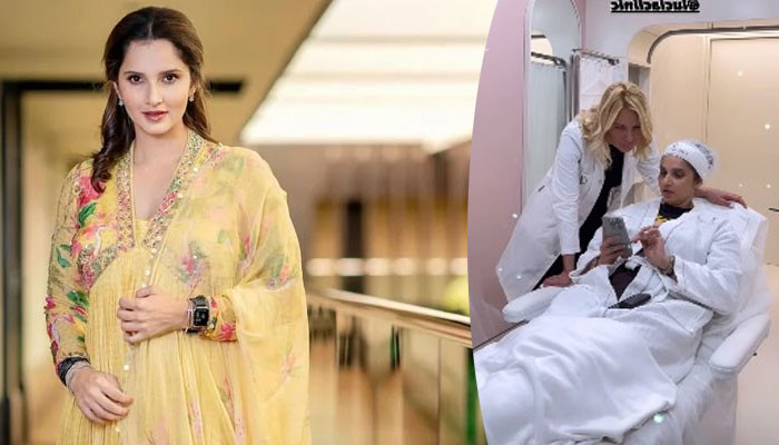 Sania Mirza shared a new picture from the hospital