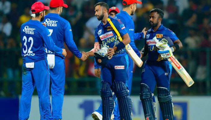 Sri Lanka whitewashed Afghanistan in the ODI series