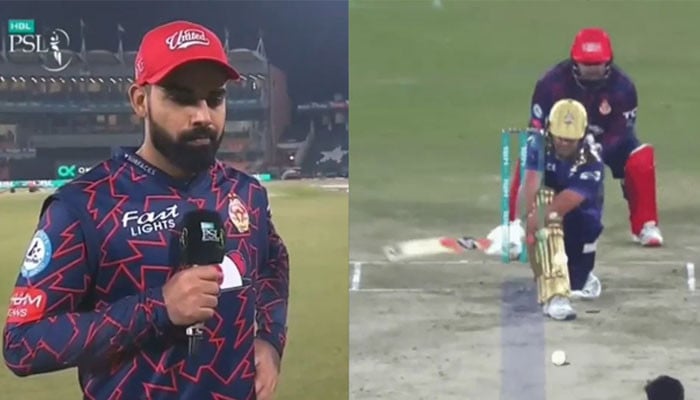 Who did Shadab Khan blame for the defeat against Quetta Gladiators?