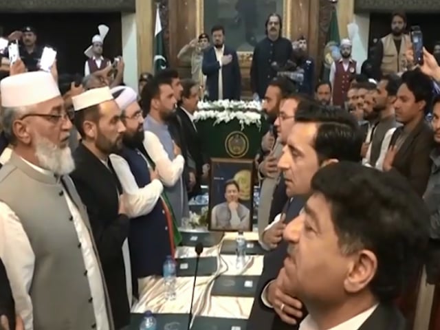 The 15-member Cabinet of Khyber Pakhtunkhwa took oath