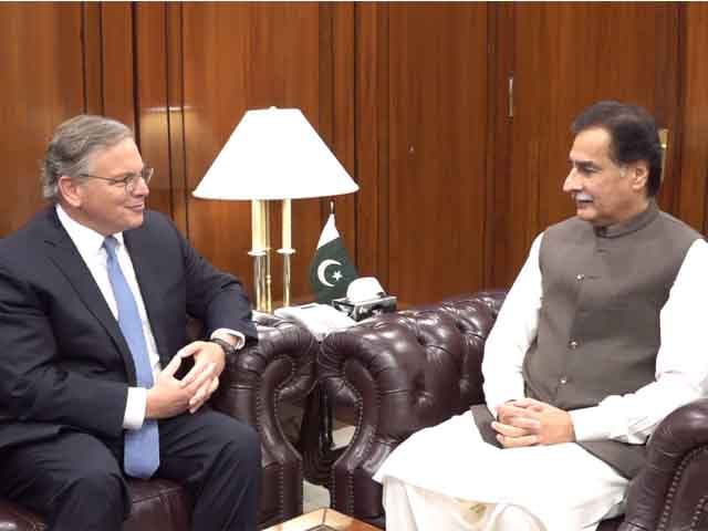 American Ambassador meeting Speaker National Assembly at Parliament House