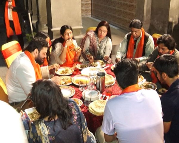 In Lahore, a joint Iftar table was organized for the Muslim and Christian communities