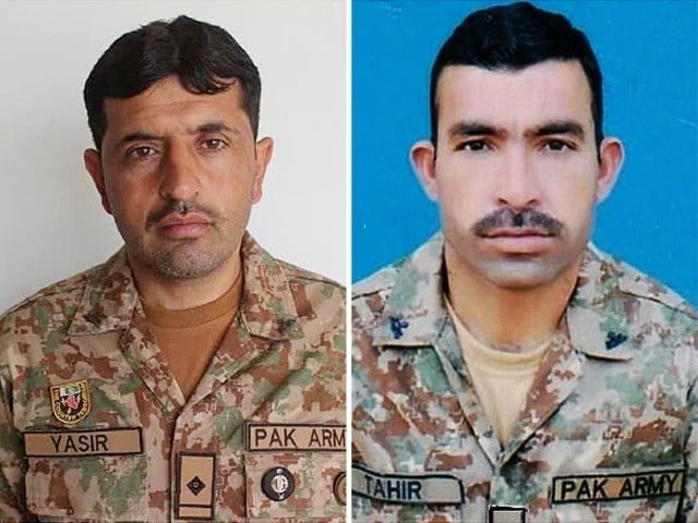 A suicide blast near the convoy of security forces in DI Khan, 2 personnel martyred The martyred officials belong to Kohat: Photo: ISPR