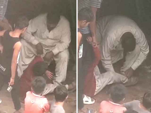 A video of a child being tied to a chain and tortured in Lahore has gone viral, the accused have been arrested