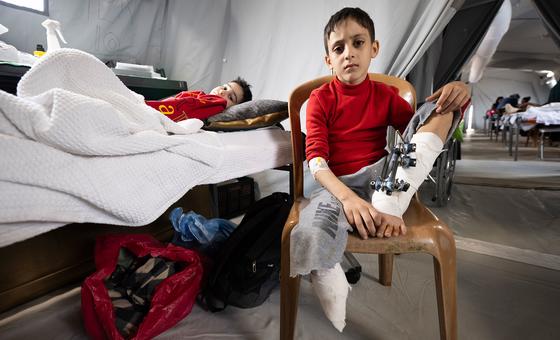 Gaza: ‘Double-digit’ number of children reported killed overnight