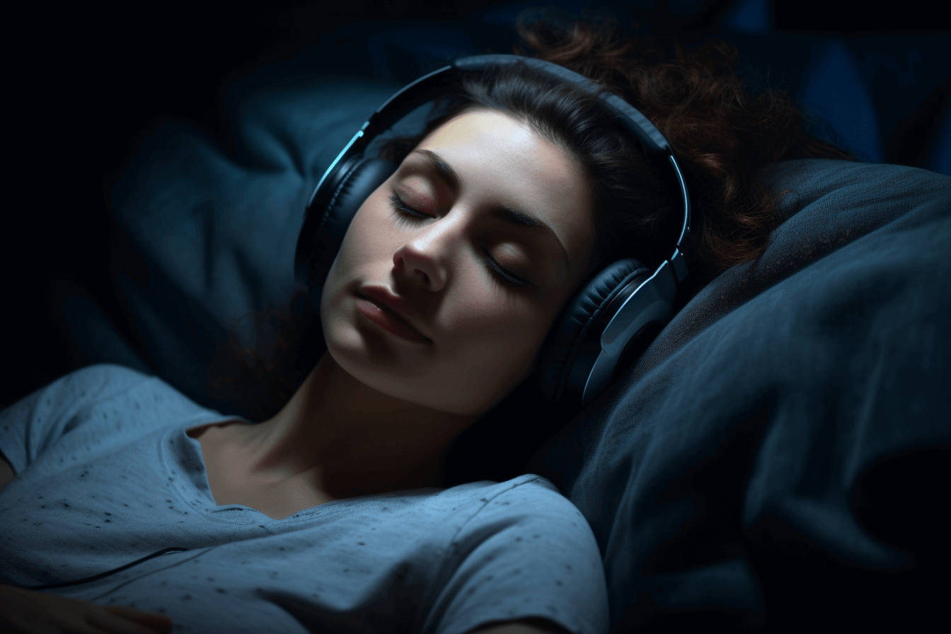 A woman who slept with headphones on for 2 years got her ear damaged