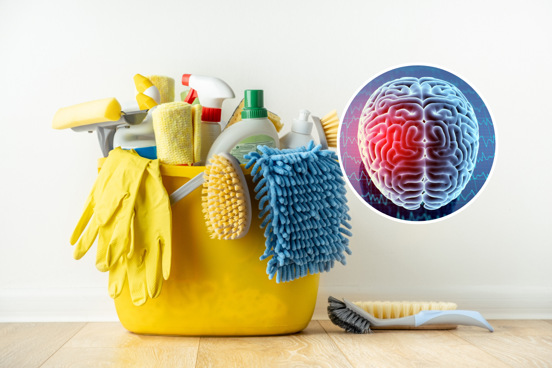 Chemicals used in household chores are a threat to mental health