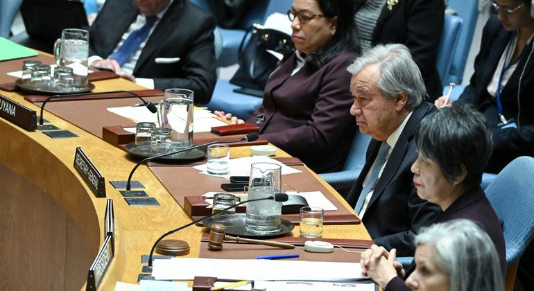 Guterres urges disarmament now as nuclear risk reaches ‘highest point in decades’