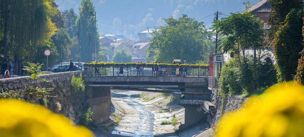 The city of Zenica, in central Bosnia and Herzegovina. (file)