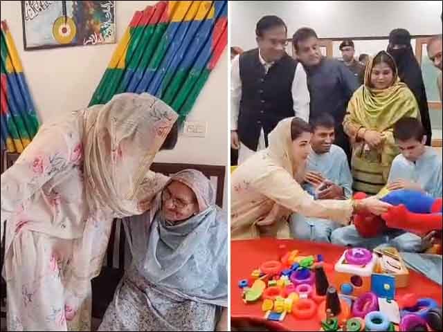 Maryam Nawaz spent most of the Eid day with homeless children, women and the elderly