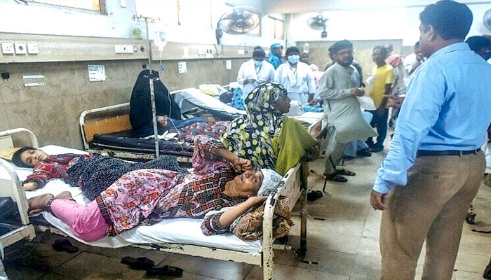 Increase in gastro patients in Karachi --- file photo