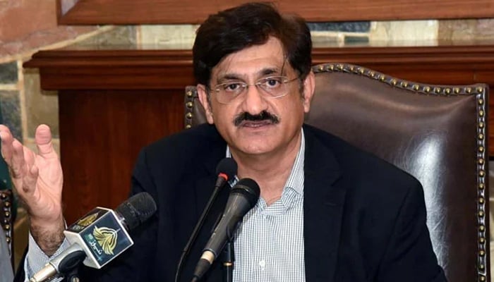 Sindh Chief Minister Murad Ali Shah---File photo