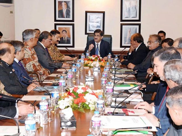 An emergency meeting of the Apex Committee Sindh has been called