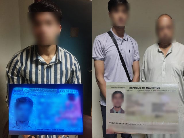 Two passengers and agents arrested for trying to go abroad on fake foreign passports