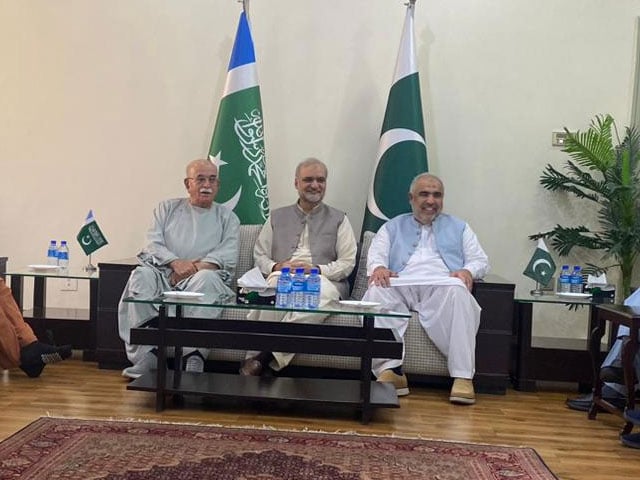 Meeting of Hafiz Naeem with Mehmood Achakzai, Asad Qaiser, invitation to join the protest movement