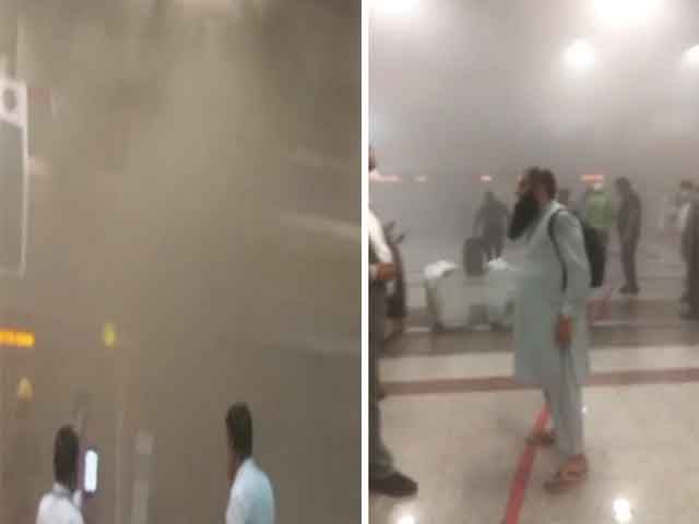 Fire broke out in Lahore airport lounge due to short circuit, Hajj flight affected