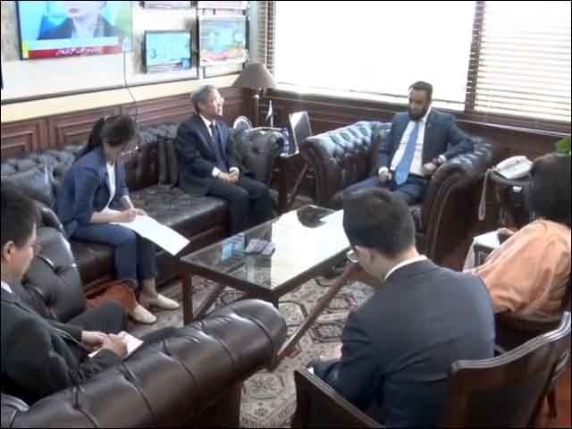 Meeting of the Chinese Ambassador with the Minister of Information, discussion on economic recovery and other issues (Photo: Screen grab)