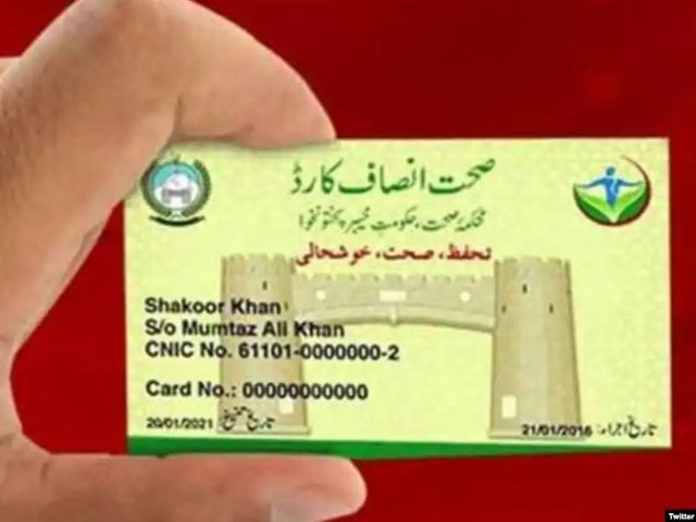 Free treatment of 100,000 people on health card in Khyber Pakhtunkhwa during two months