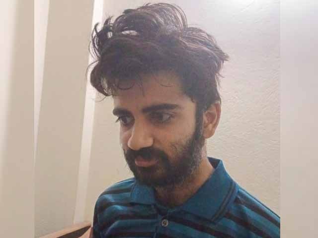 Karachi; A 24-year-old youth who faked his kidnapping and murder was rescued alive Photo: Express News