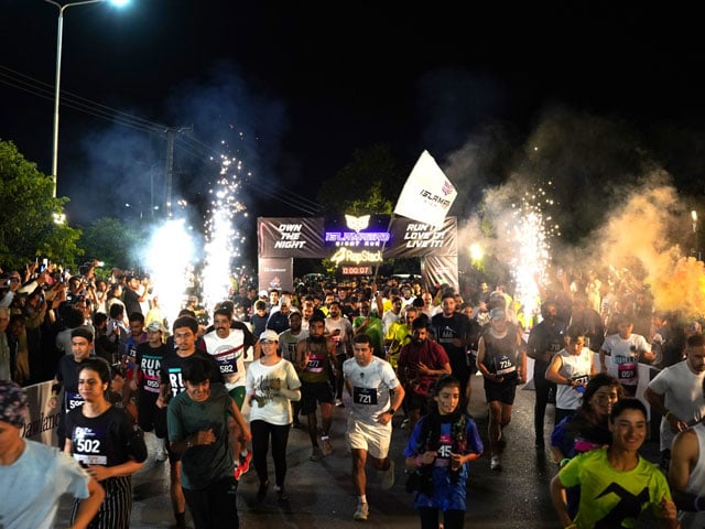 Organizing the first 'Islamabad Night Run' in the federal capital