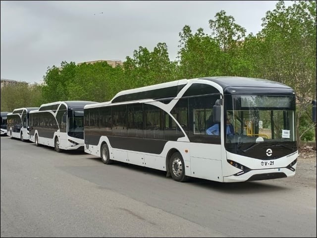 Approval to operate 50 electric buses in Karachi These buses will become the property of the Sindh government after 8 years, Sharjeel Memon: Photo: File