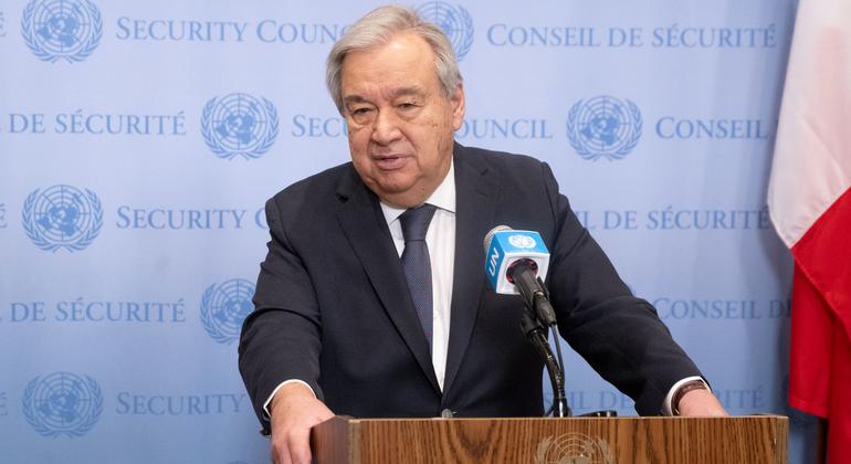 Guterres calls on Israel and Hamas to end Gaza war