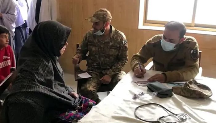 Medical camp of Pak Army, 1500 patients were given medical aid