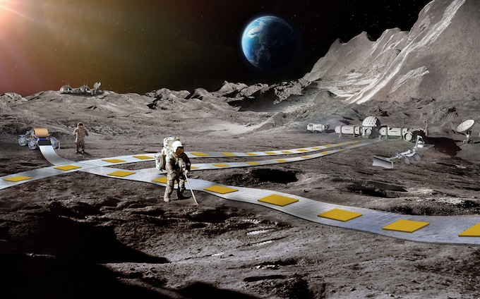 Preparations to run a train on the moon, NASA's big initiative