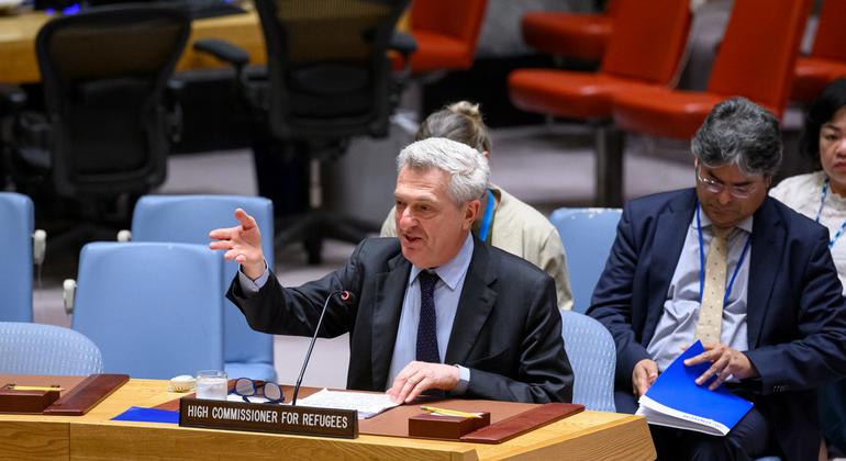 UN refugee chief urges Security Council to ‘step up’ for millions displaced by war