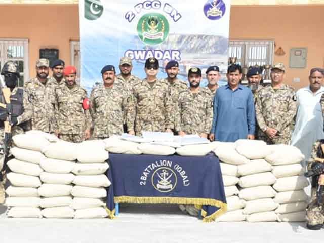 Action of Pakistan Coast Guards in Jiwani, drugs worth billions recovered