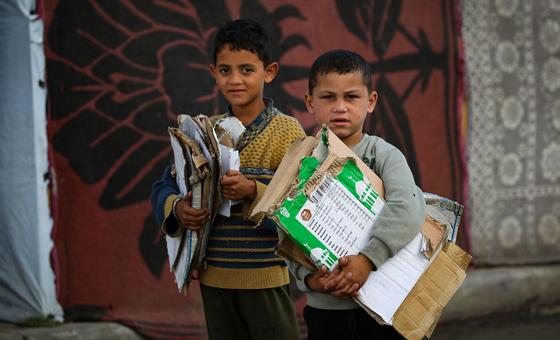 Amid Gaza war, children now work so families can survive: ILO
