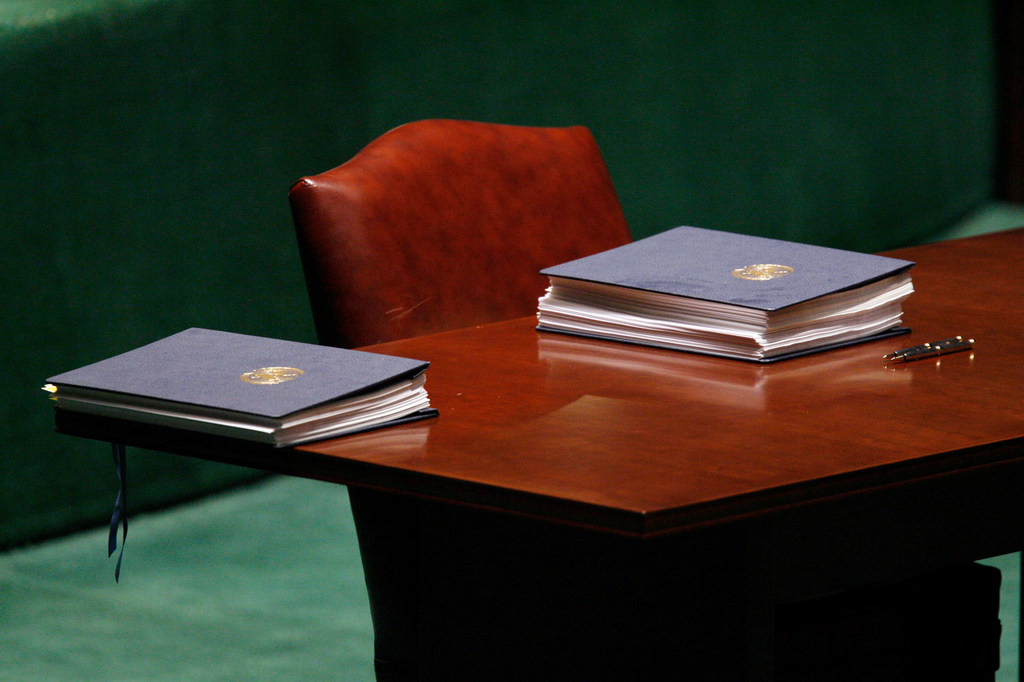 The UN Convention on the Rights of Persons with Disabilities, waiting to be signed by representatives of Member States in 2006. (file)