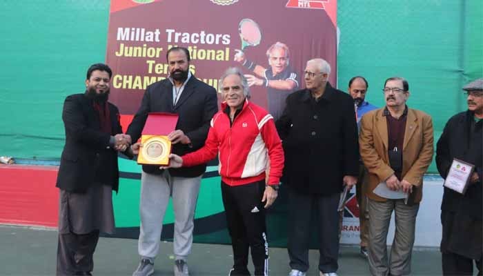 Abubakar Talha lifts U-18 singles title at Millat Tractors Junior National Tennis Abubakar Talha lifts U-18 singles title at Millat Tractors Junior National Tennis