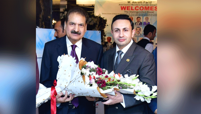 Mian Akram Farid Congratulates Sardar Yasir Ilyas Khan on Appointment as Prime Minister's Coordinator for Tourism