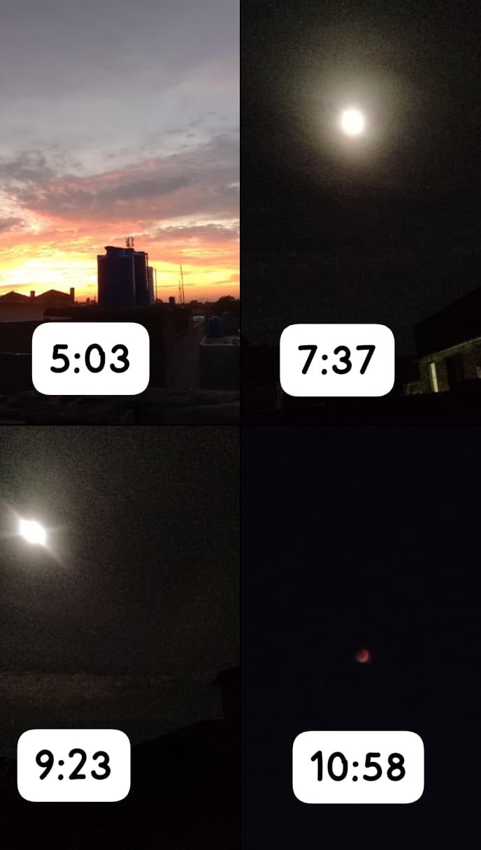 Lunar Eclipse turns Amazing Night of Unity in Pakistan - Photo by: Faryal Naz from Gujar Khan Lunar Eclipse turns Amazing Night of Unity in Pakistan - Photo by: Faryal Naz from Gujar Khan