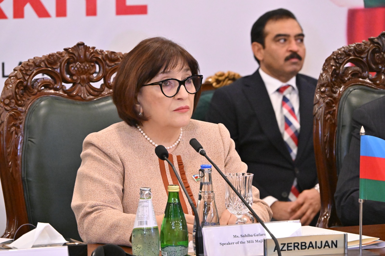 Honorable Madame Sahiba Gafarova, Speaker of the Milli Majlis of Azerbaijan