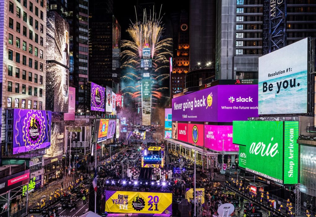 New Year Night Times Square USA