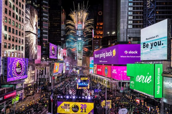 New Year Night Times Square USA