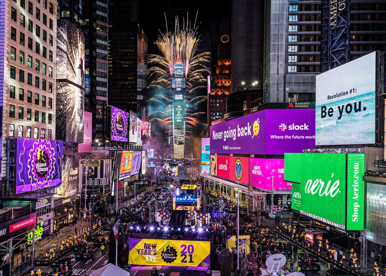 New Year Night Times Square USA