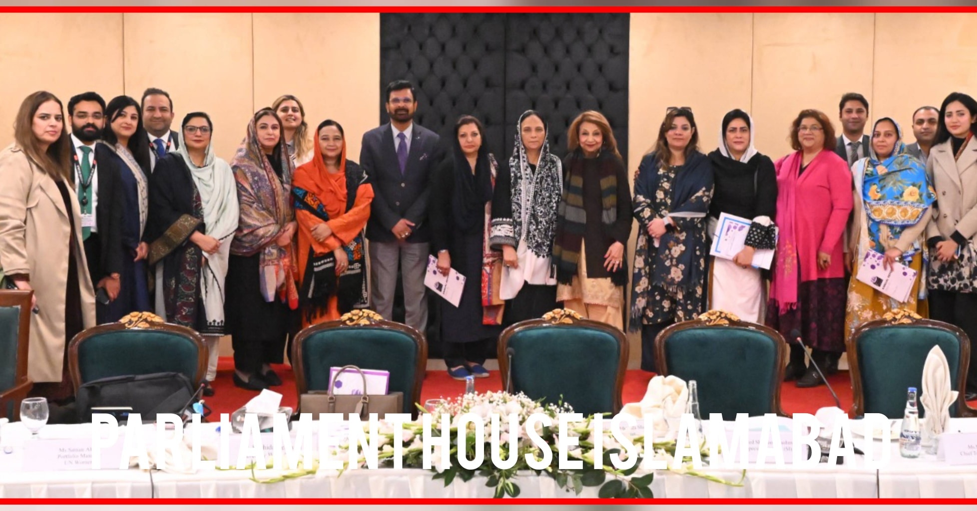 WPC Annual Report Launch Ceremony 2025 Group Photo at Parliament House Islamabad